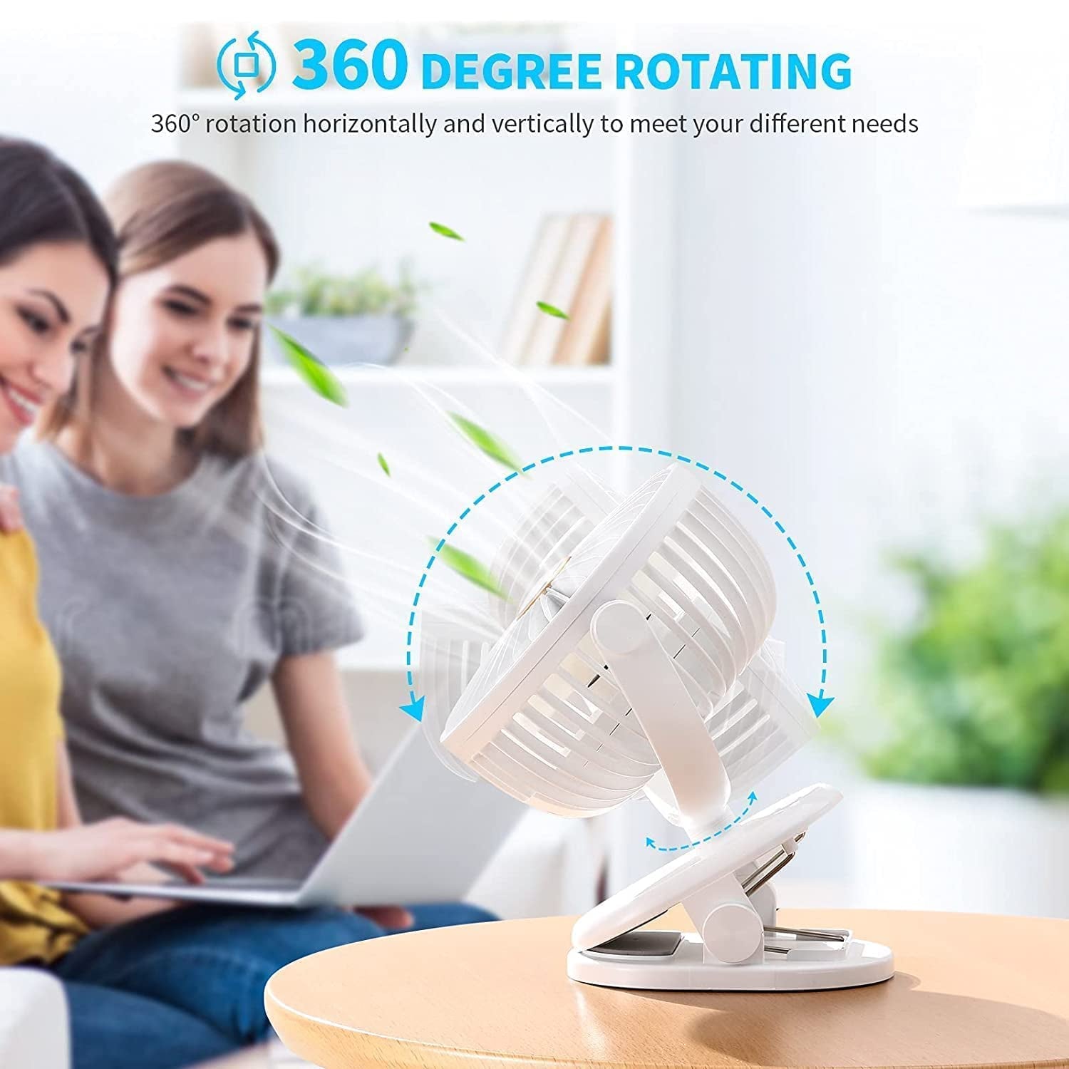 17930 Portable Clip-on Fan, Battery Operated, With Light & Spray, Small Yet Powerful USB Table Fan, 3-Speed Quiet Rechargeable Mini Desk Fan, 360° Rotation, Personal Cooling Fan for Home, Office, Camping 17930 Portable Clip-on Fan, Battery Operated, With Light & Spray, Small Yet Powerful USB Table Fan, 3-Speed Quiet Rechargeable Mini Desk Fan, 360° Rotation, Personal Cooling Fan for Home, Office, Camping